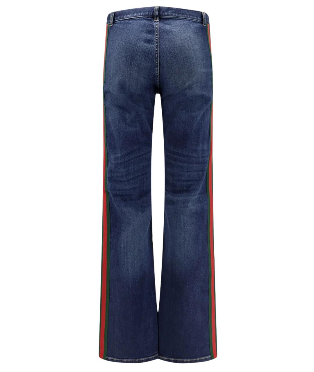 GUCCI Синие хлопковые джинсы, фото 2