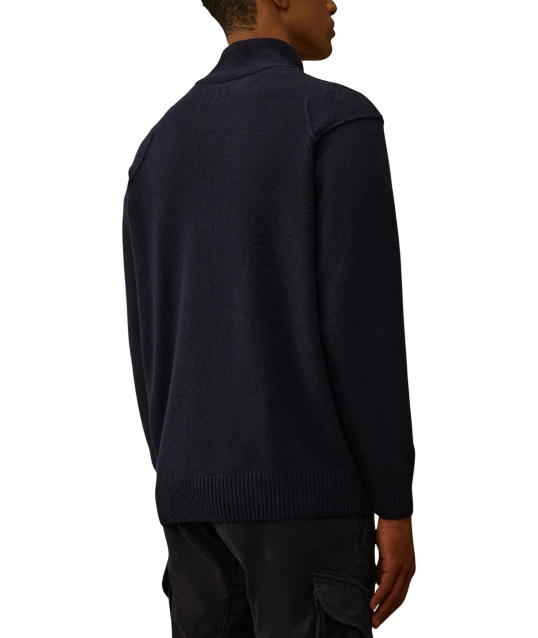 CP COMPANY Темно-синий шерстяной джемпер / свитер, фото 3