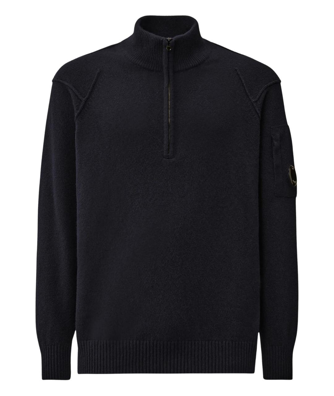 CP COMPANY Темно-синий шерстяной джемпер / свитер, фото 1