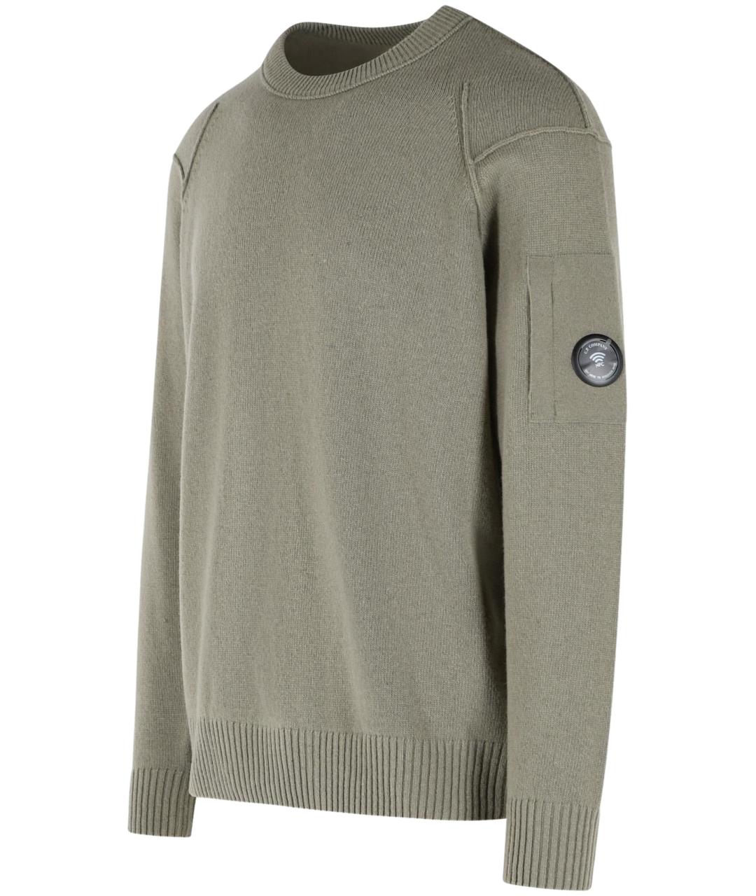 CP COMPANY Бежевый шерстяной джемпер / свитер, фото 3