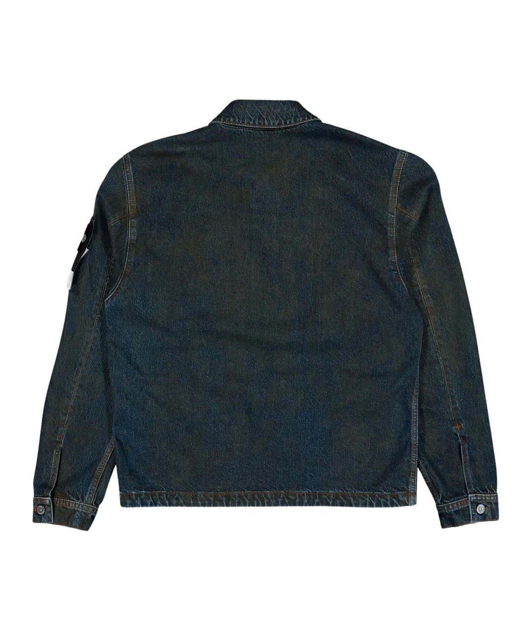 STONE ISLAND Синяя хлопковая куртка, фото 2