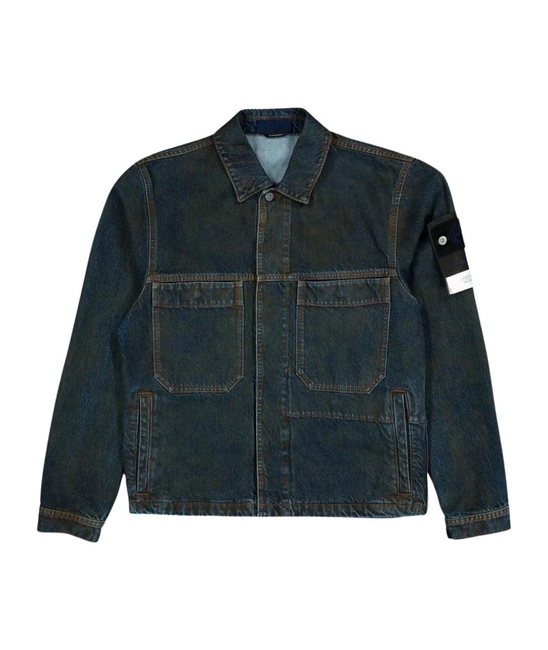 STONE ISLAND Синяя хлопковая куртка, фото 1