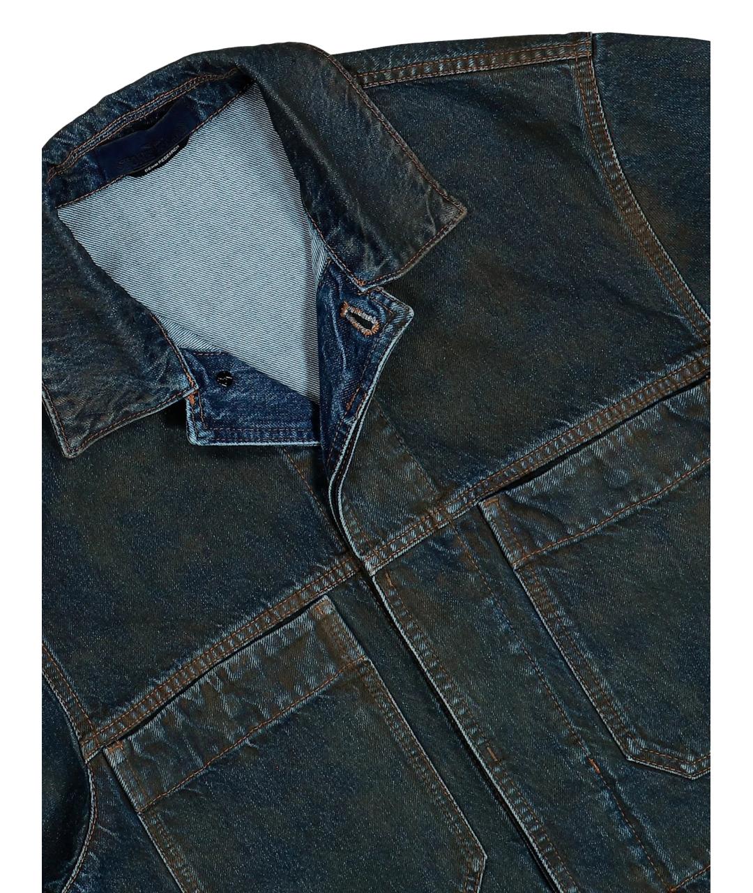 STONE ISLAND Синяя хлопковая куртка, фото 3