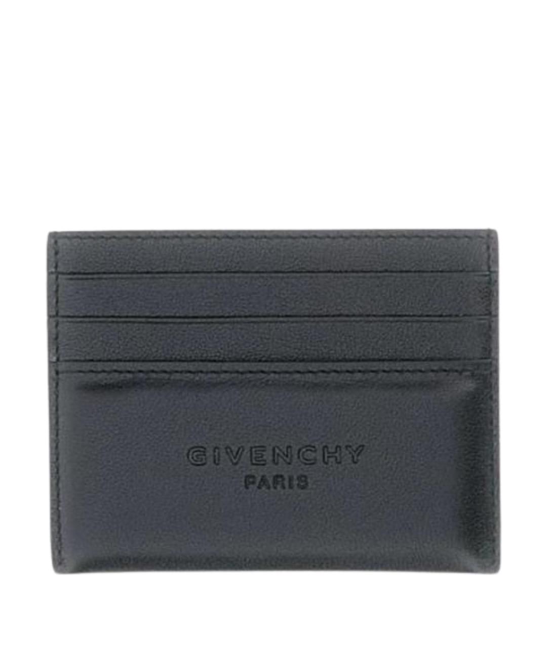 GIVENCHY Черный кожаный кардхолдер, фото 1