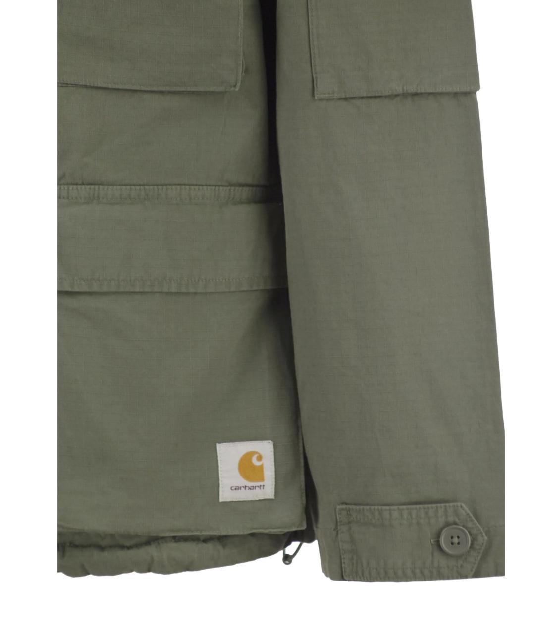 CARHARTT WIP Зеленая хлопковая куртка, фото 4