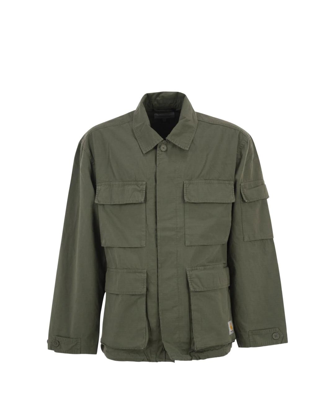 CARHARTT WIP Зеленая хлопковая куртка, фото 1