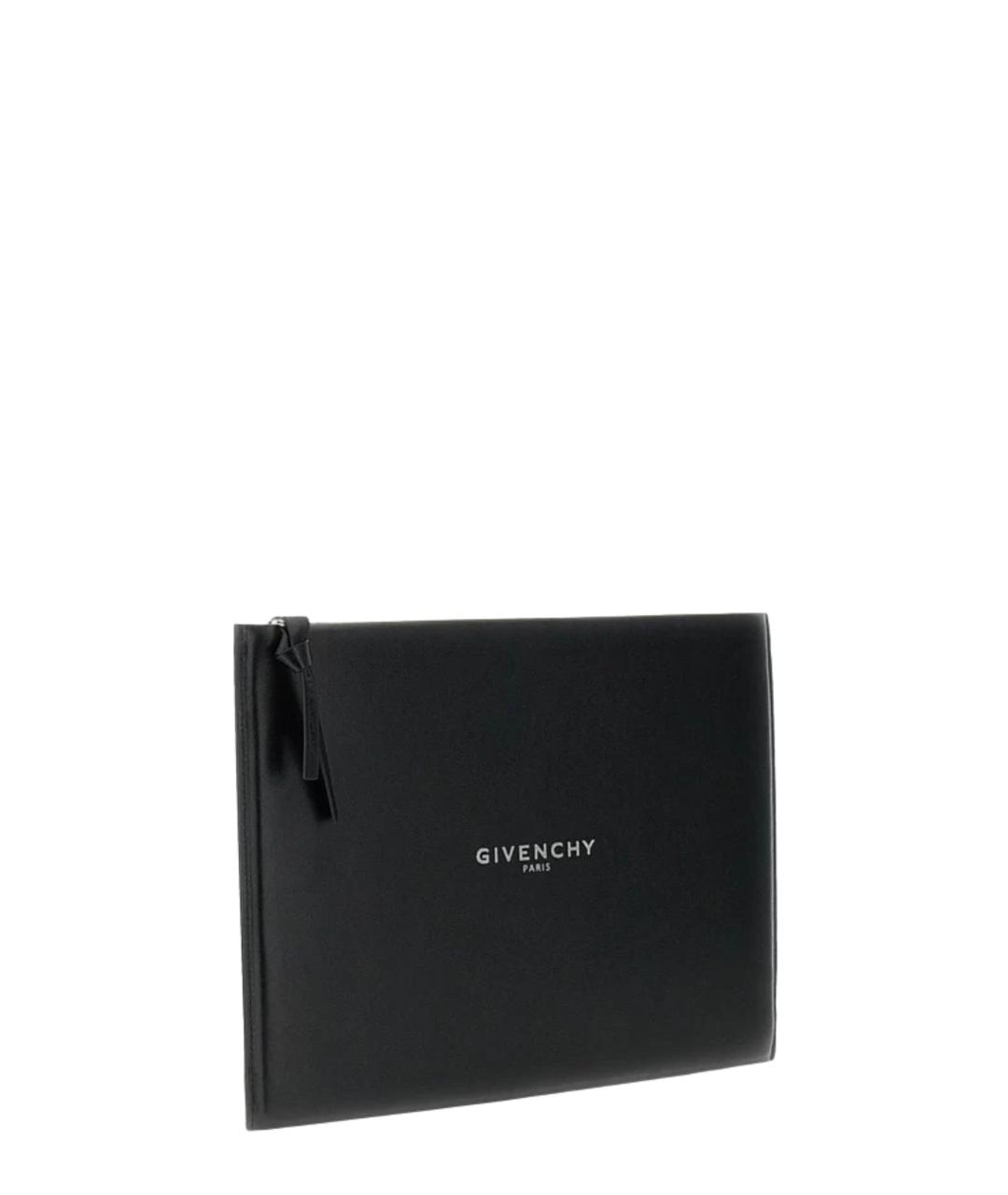 GIVENCHY Черная кожаная папка для документов, фото 2