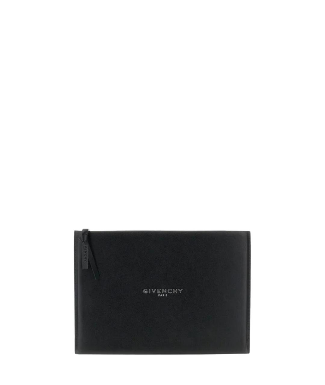 GIVENCHY Черная кожаная папка для документов, фото 4