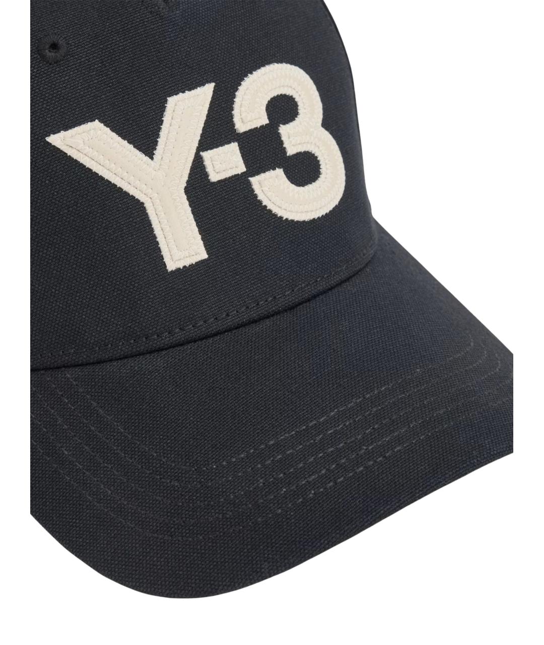Y-3 Черная хлопковая кепка/бейсболка, фото 3