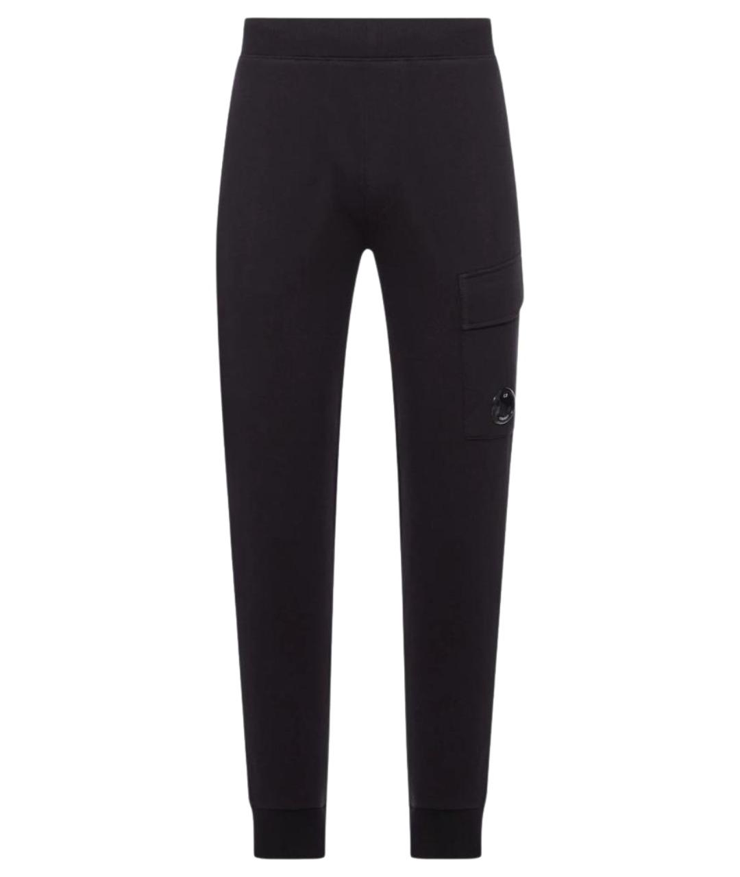 CP COMPANY Черные хлопковые повседневные брюки, фото 1