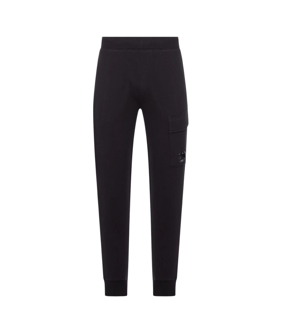 CP COMPANY Черные хлопковые повседневные брюки, фото 4