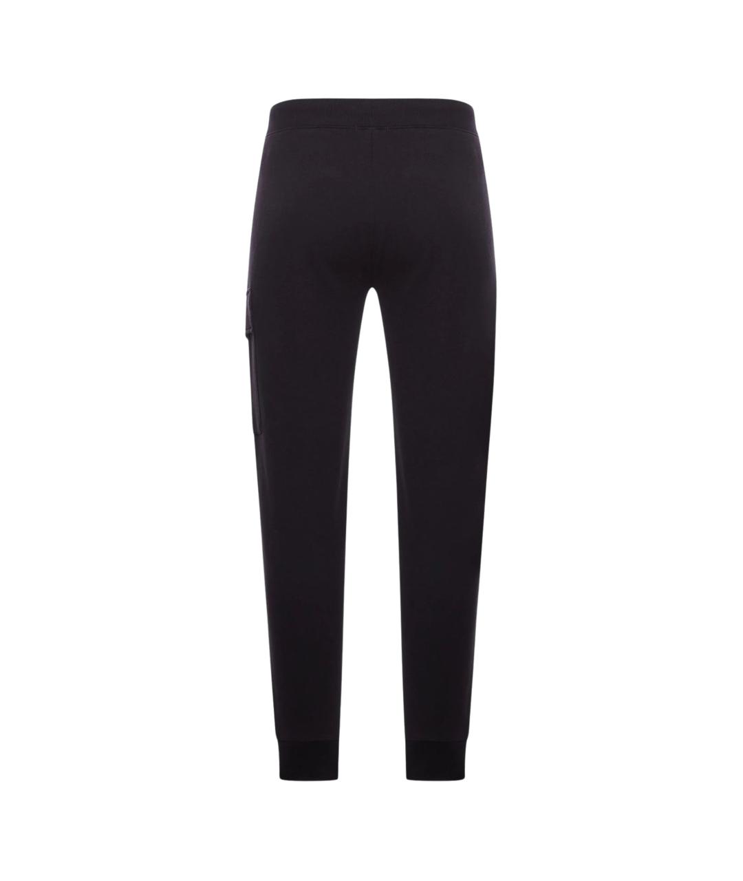 CP COMPANY Черные хлопковые повседневные брюки, фото 2