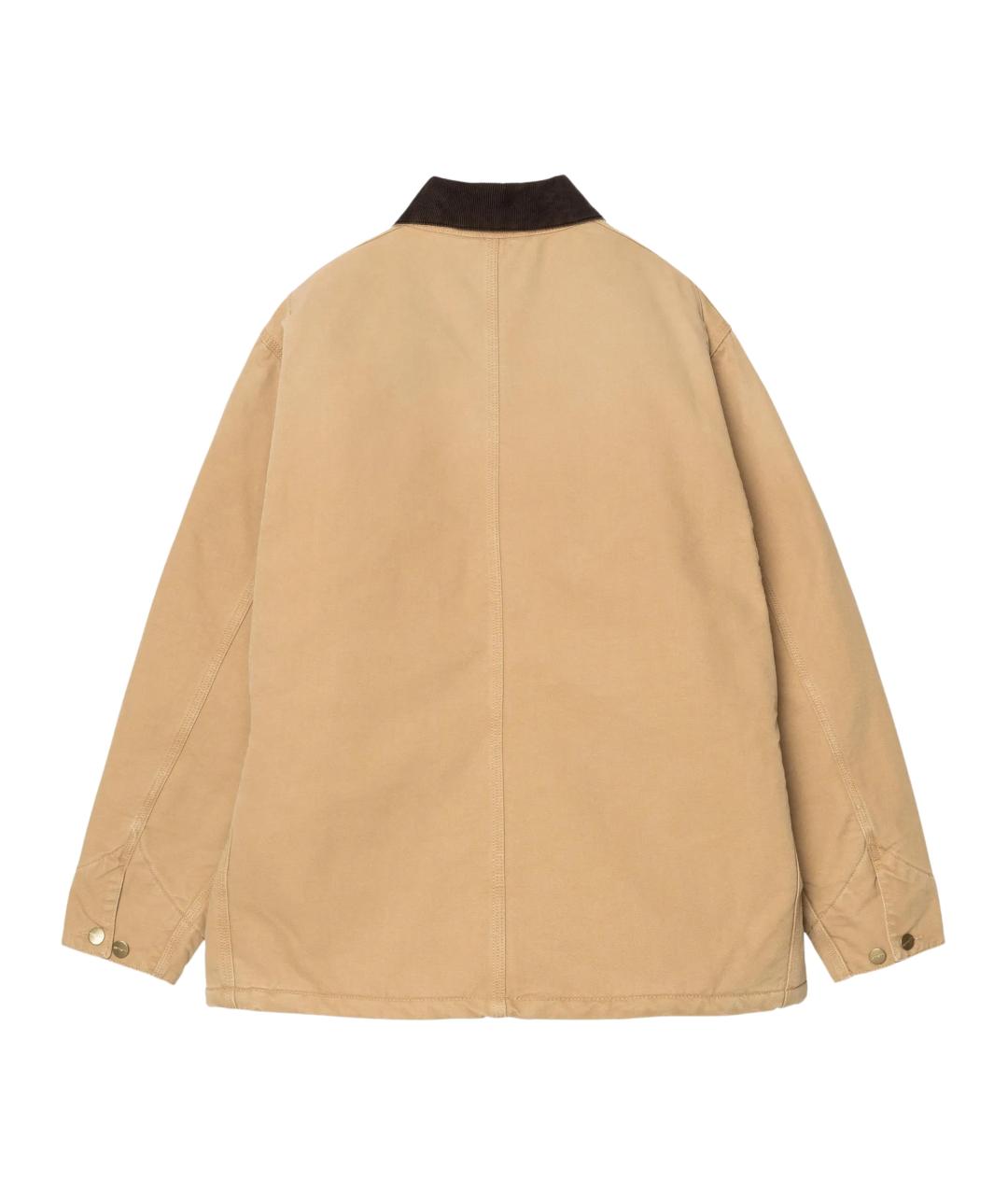 CARHARTT WIP Бежевая хлопковая куртка, фото 2