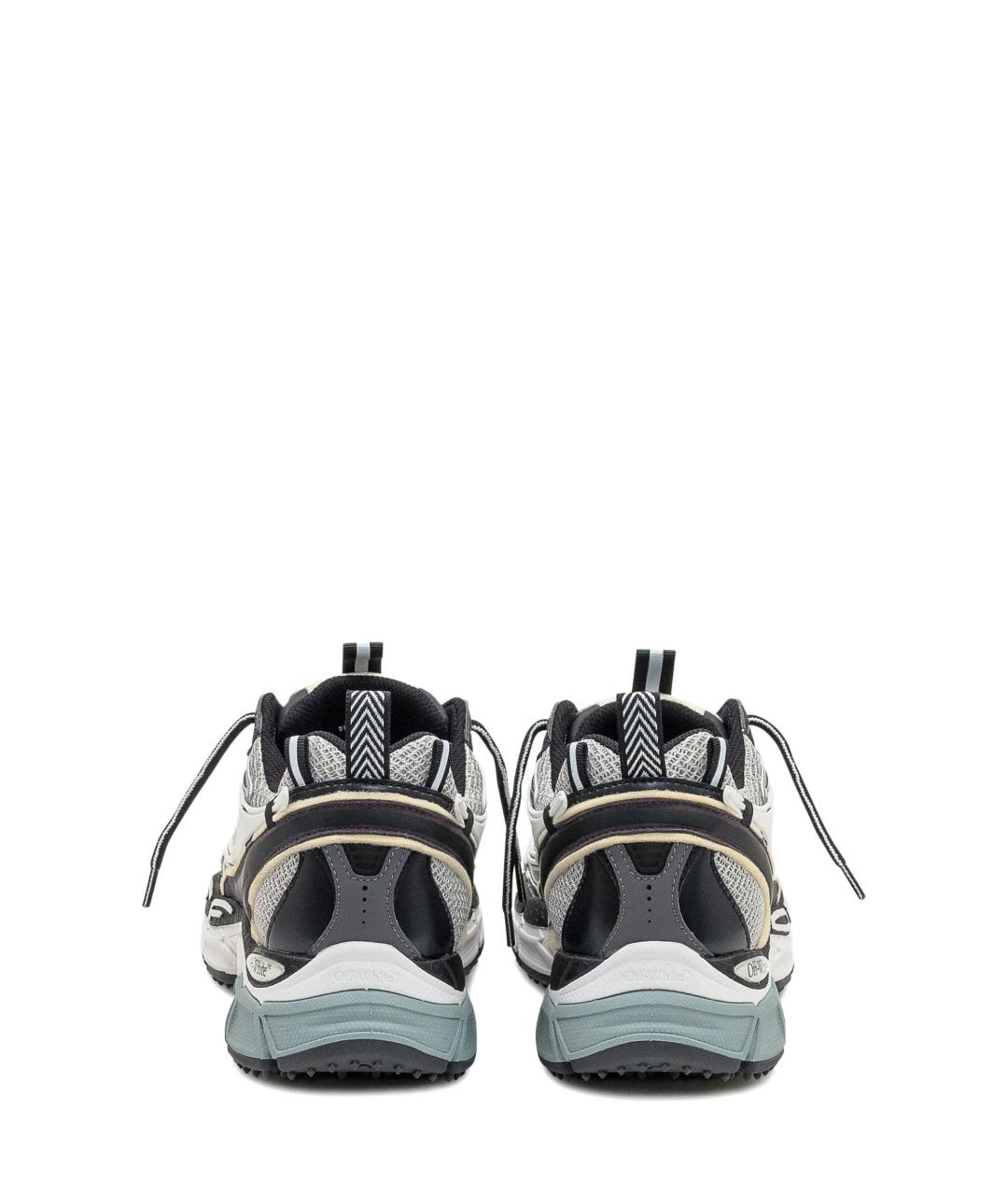 OFF-WHITE Мульти текстильные низкие кроссовки / кеды, фото 3