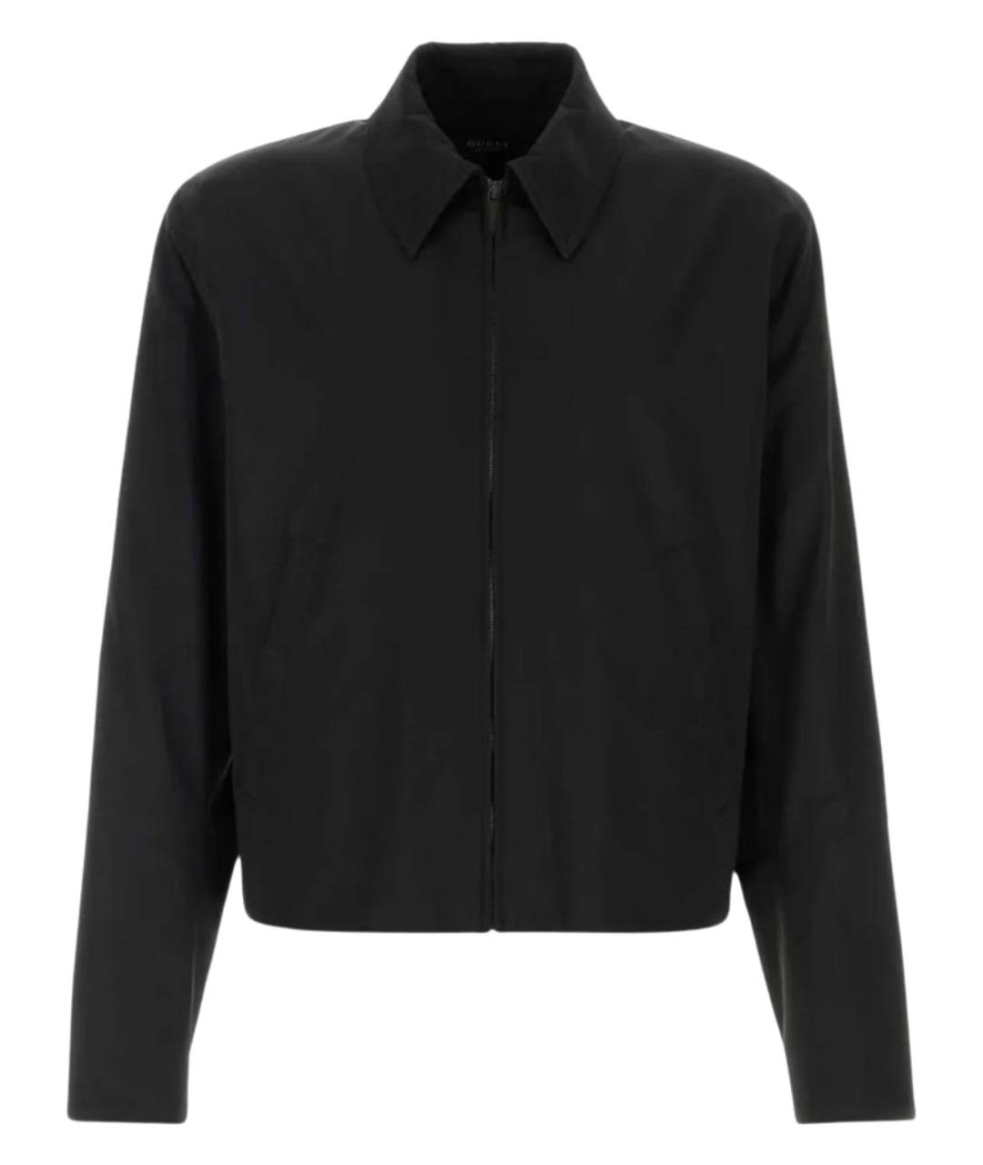 GUCCI Черная ацетатная куртка, фото 1
