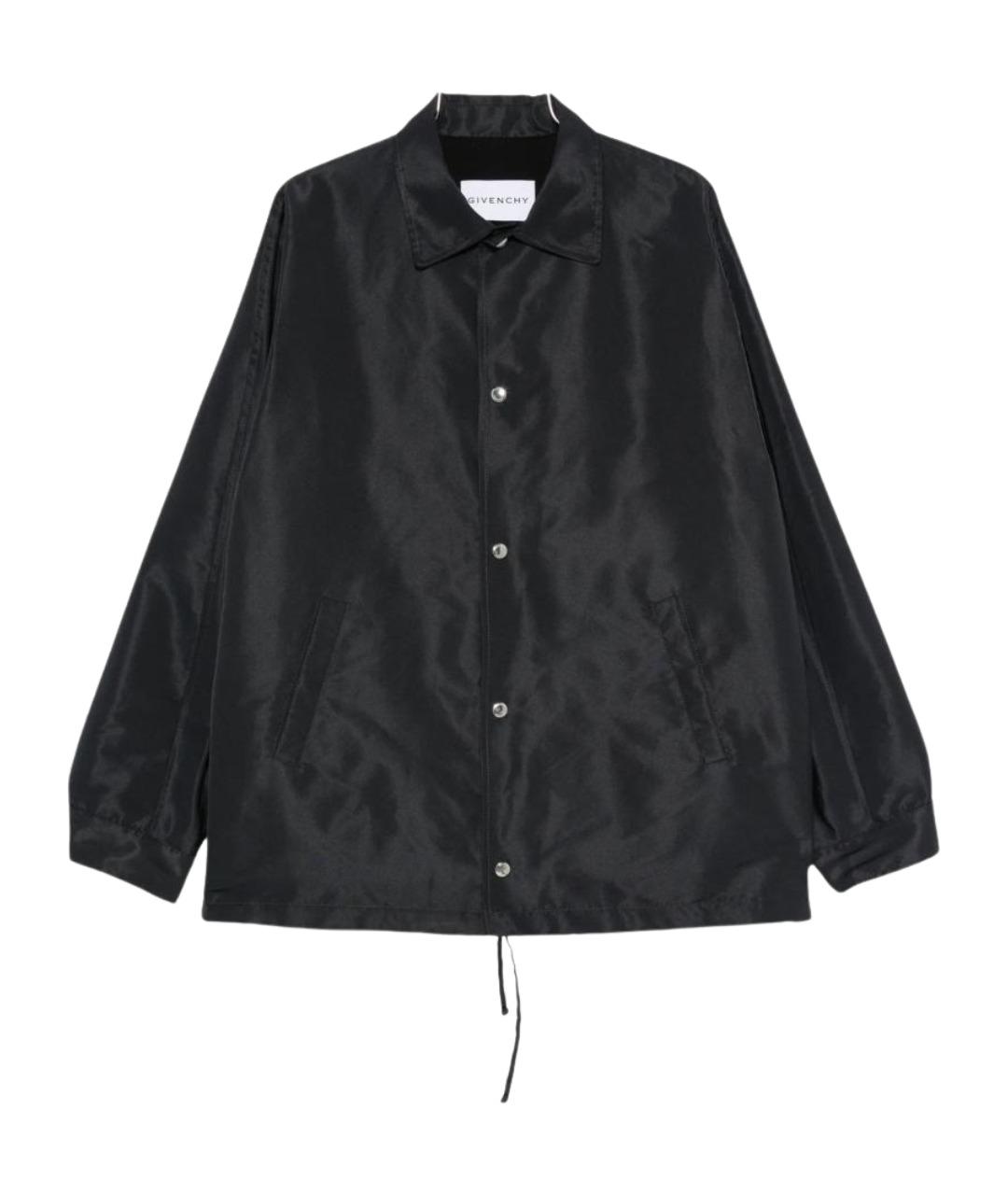 GIVENCHY Темно-синяя полиэстеровая куртка, фото 1