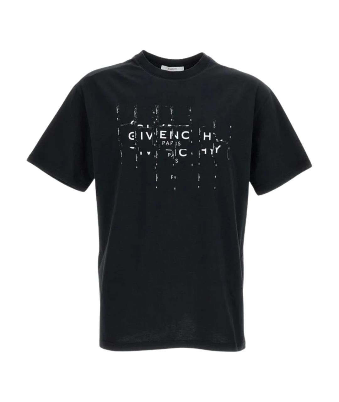 GIVENCHY Черная хлопковая футболка, фото 1
