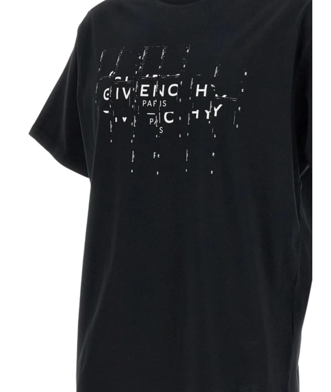 GIVENCHY Черная хлопковая футболка, фото 3