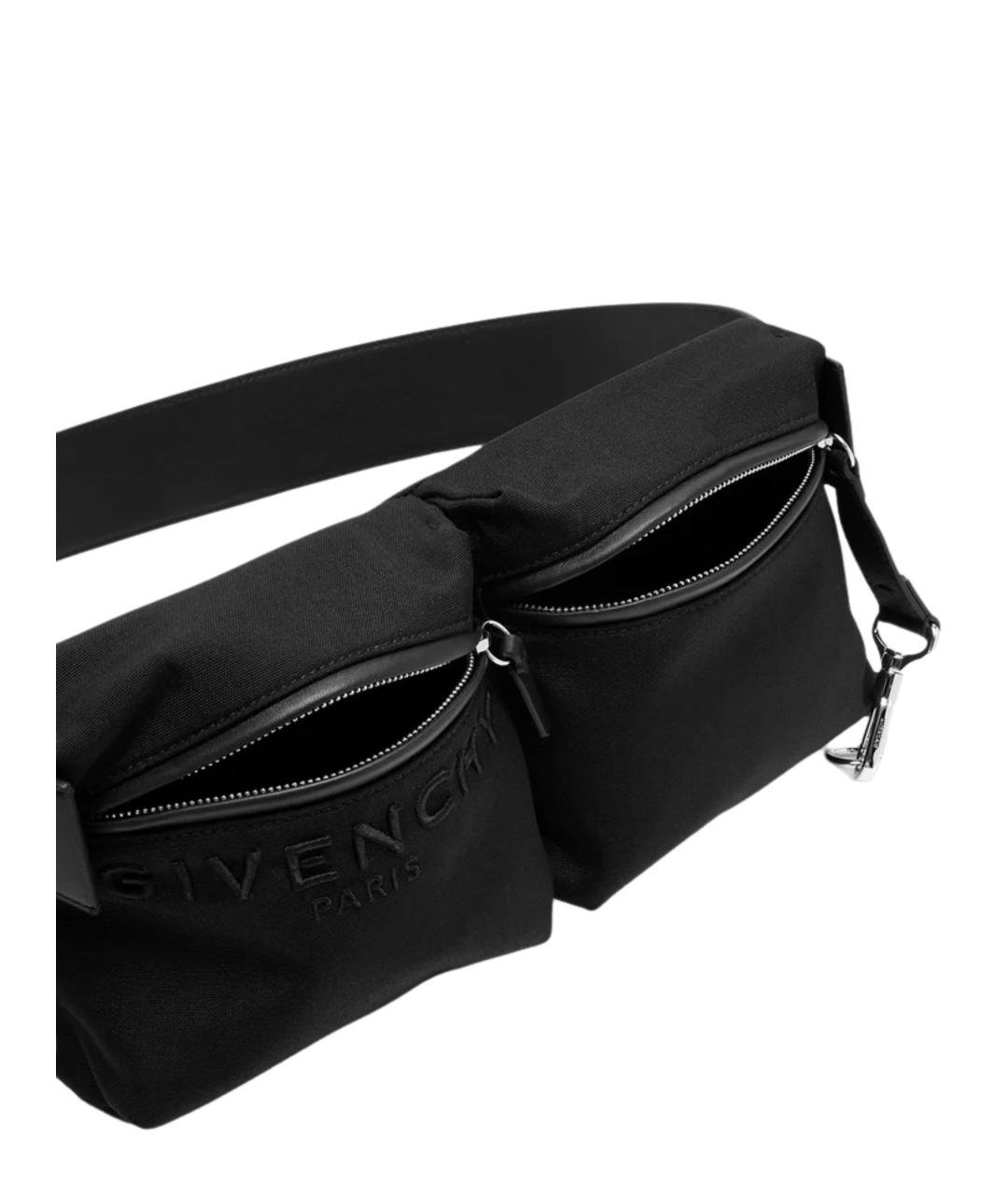 GIVENCHY Черная нейлоновая поясная сумка, фото 4