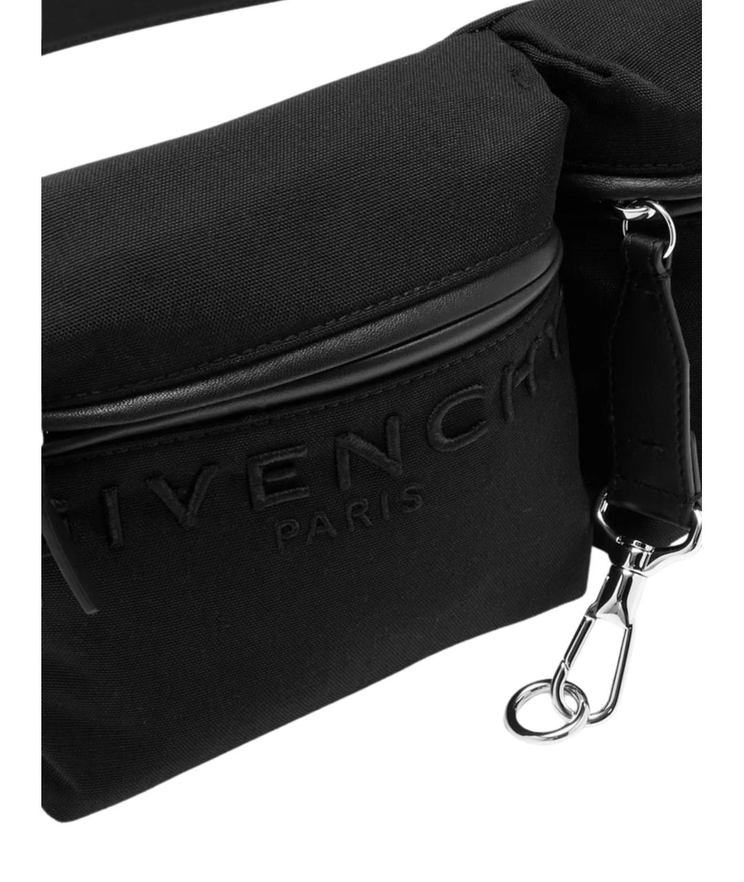 GIVENCHY Черная нейлоновая поясная сумка, фото 2