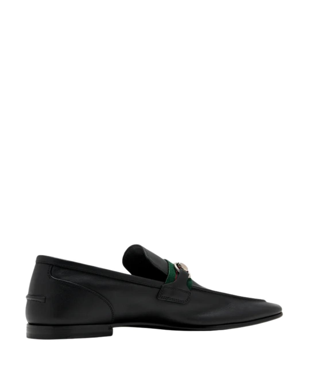 GUCCI Черные кожаные лоферы, фото 2