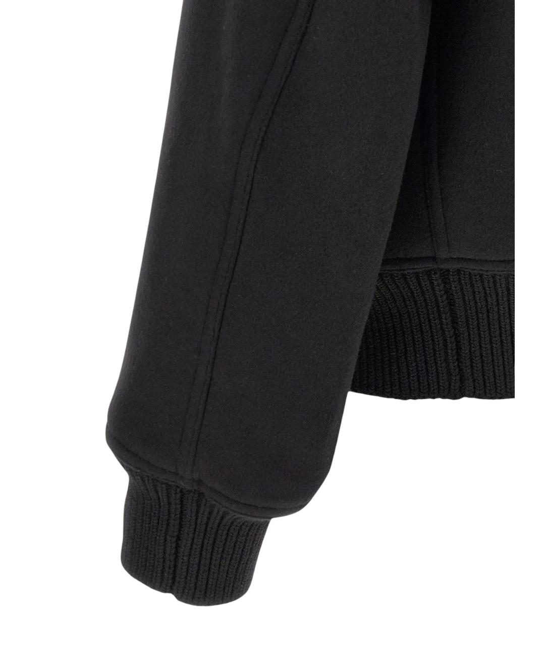 RICK OWENS Черная шерстяная куртка, фото 4