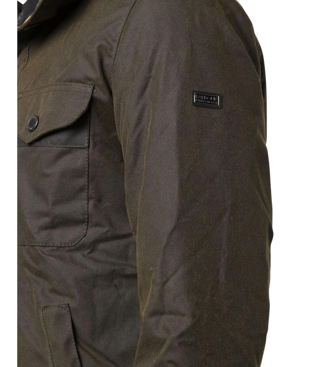 BARBOUR Коричневая хлопковая куртка, фото 4