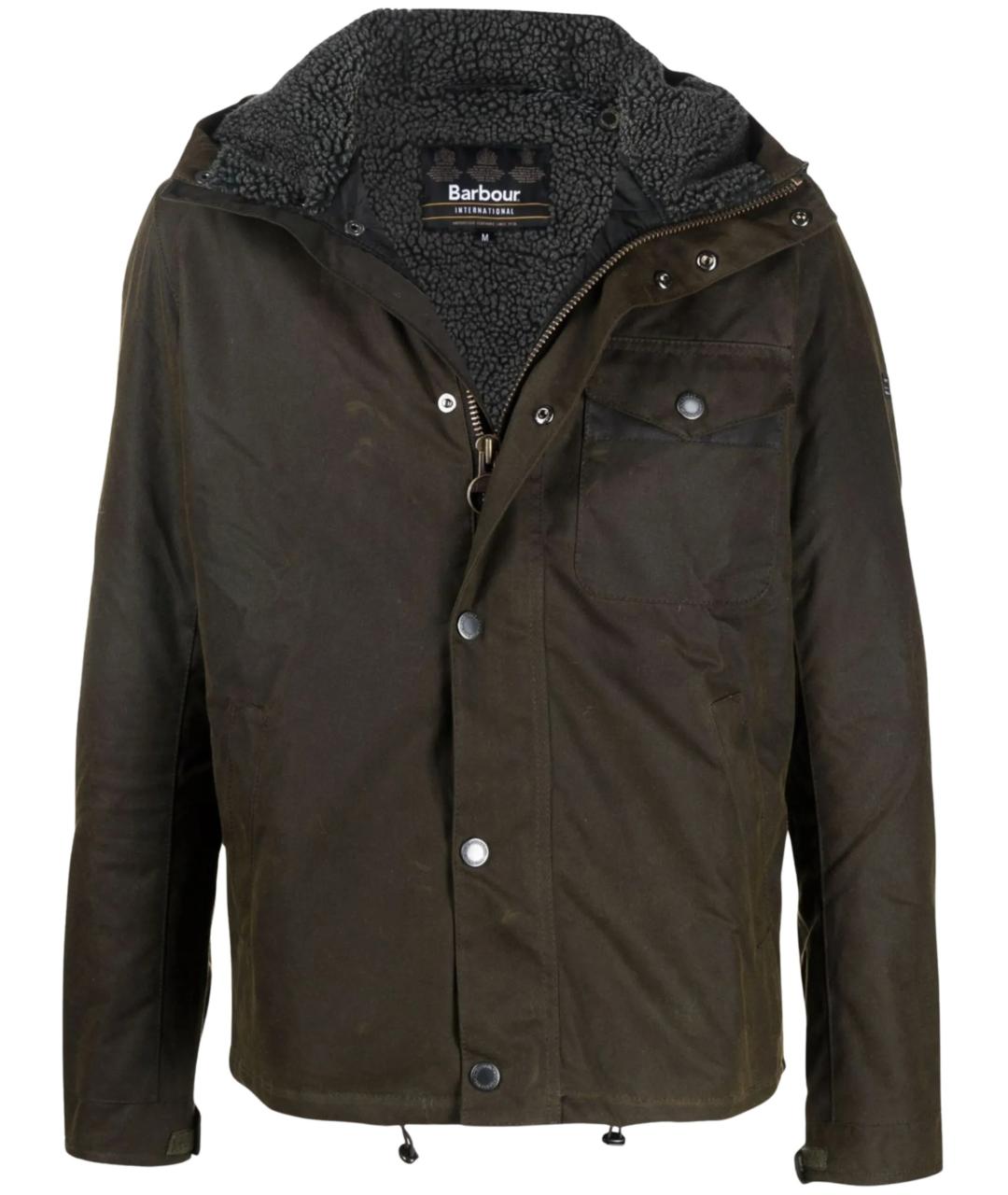 BARBOUR Коричневая хлопковая куртка, фото 1