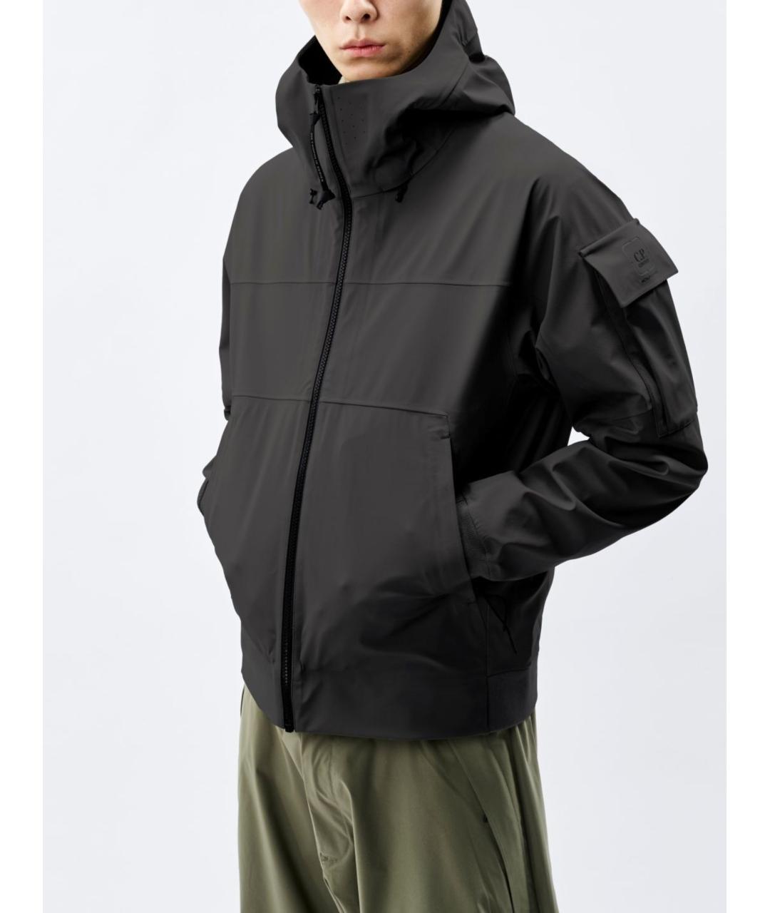 CP COMPANY Черная полиамидовая куртка, фото 2