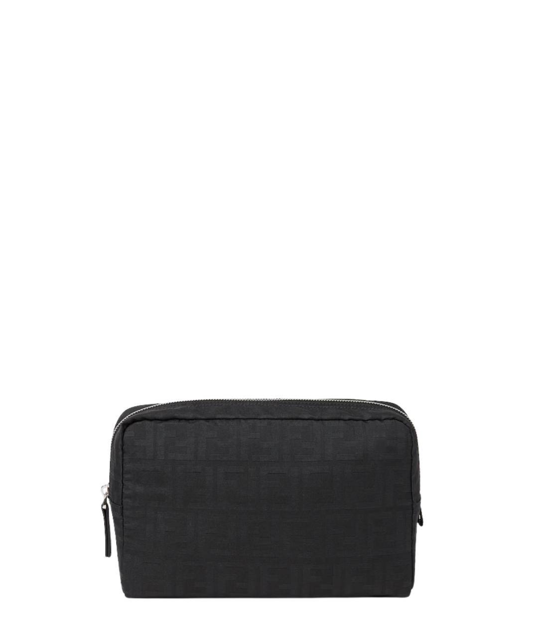 FENDI Черная тканевая косметичка, фото 1