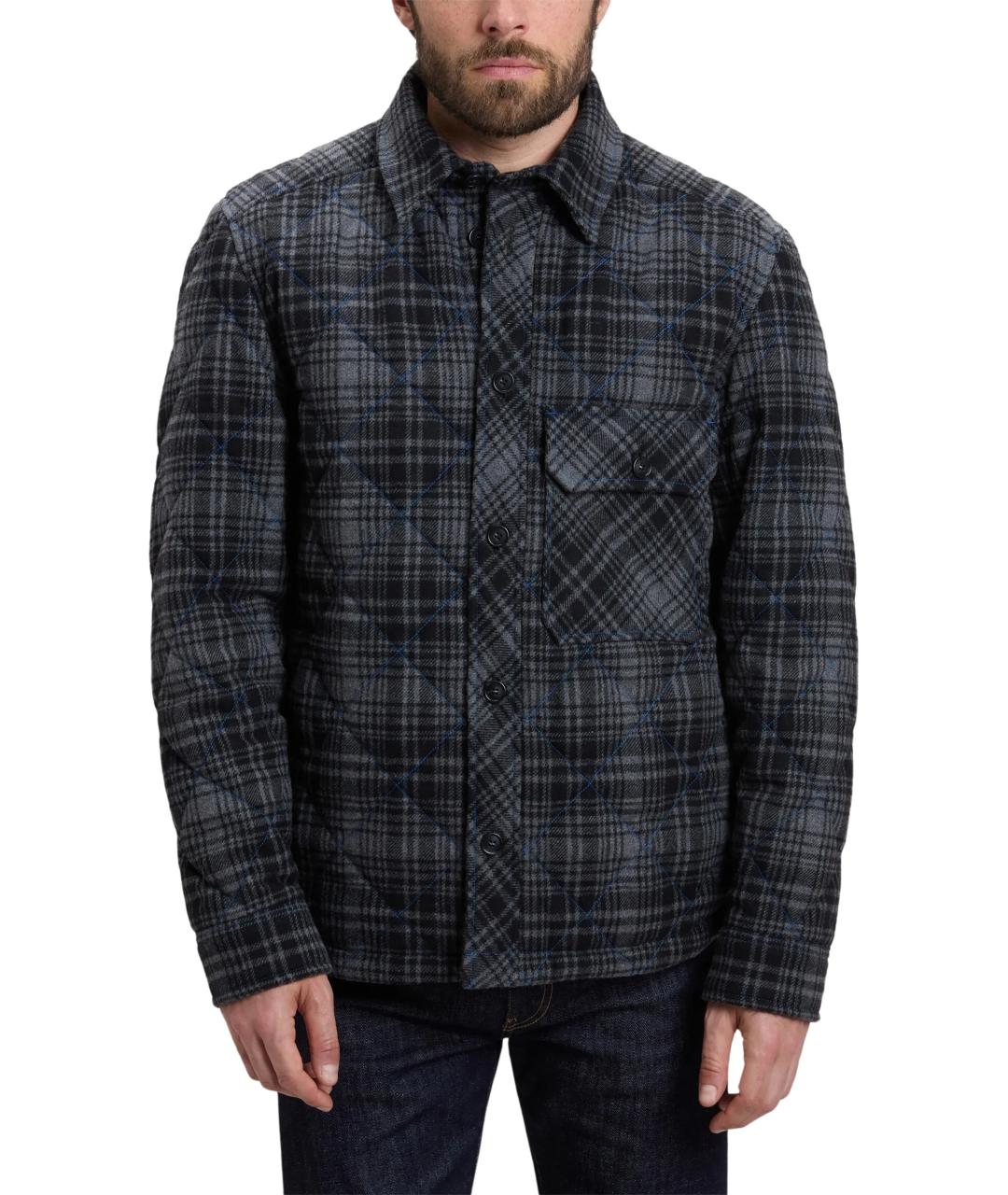 WOOLRICH Серая шерстяная куртка, фото 2