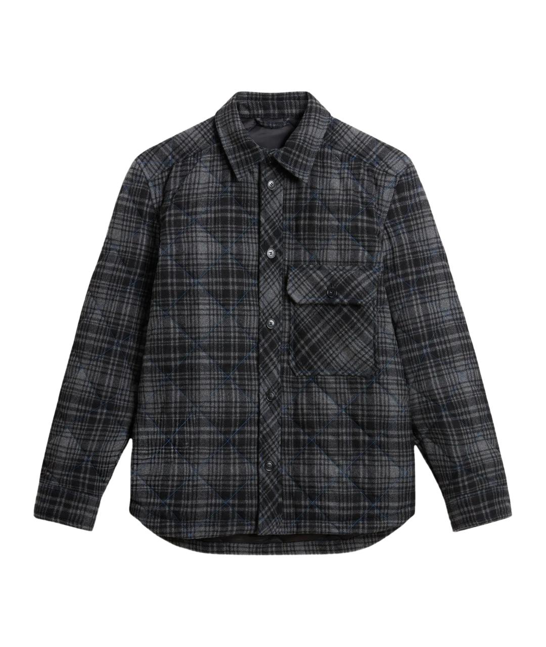 WOOLRICH Серая шерстяная куртка, фото 1
