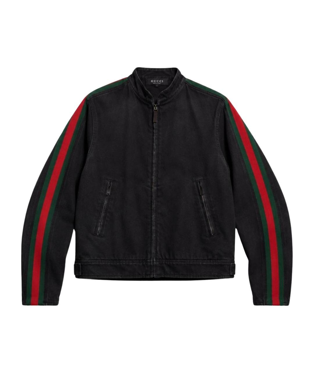 GUCCI Черное хлопковое пальто, фото 1