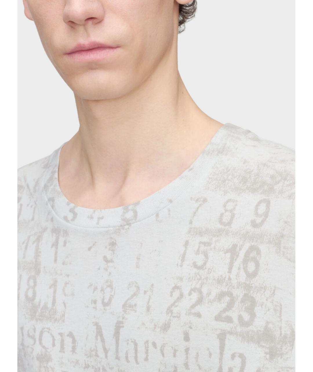 MAISON MARGIELA Белая хлопковая футболка, фото 4