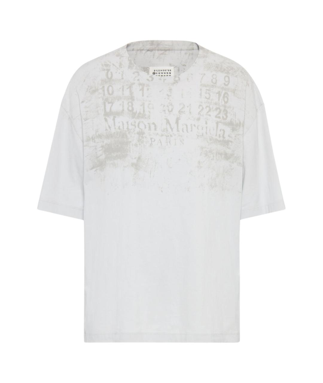 MAISON MARGIELA Белая хлопковая футболка, фото 1