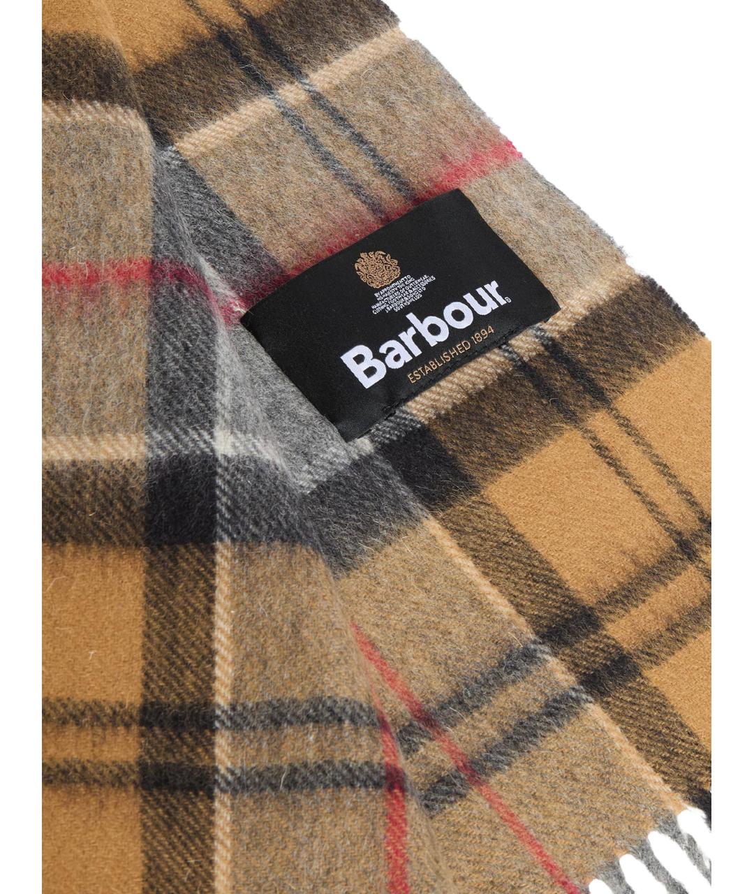 BARBOUR Мульти шерстяной шарф, фото 3