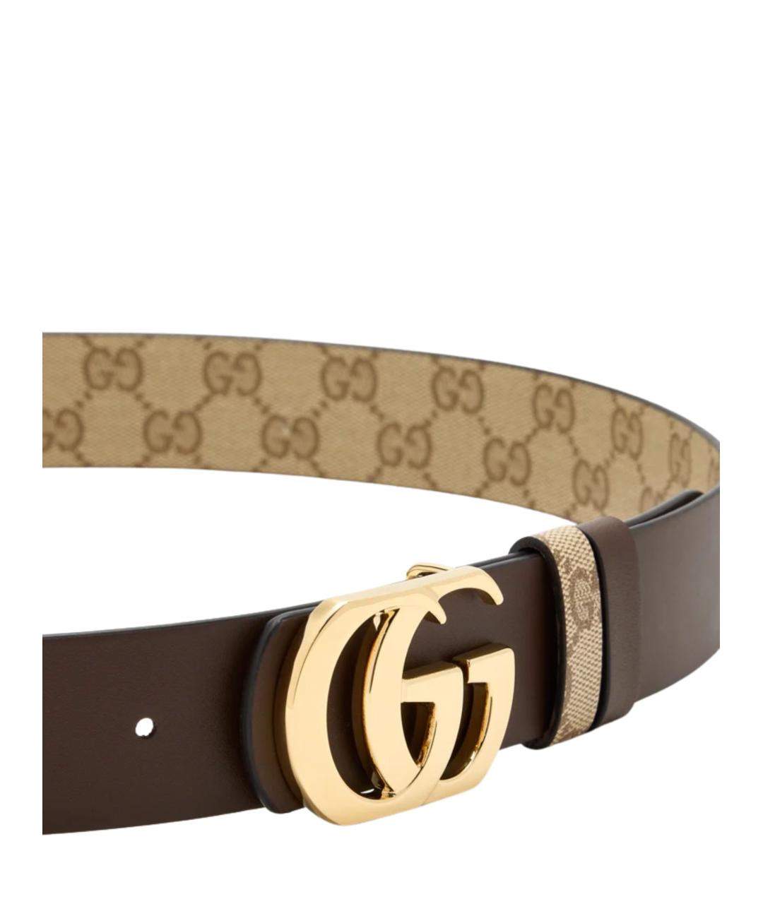 GUCCI Бежевый ремень, фото 2