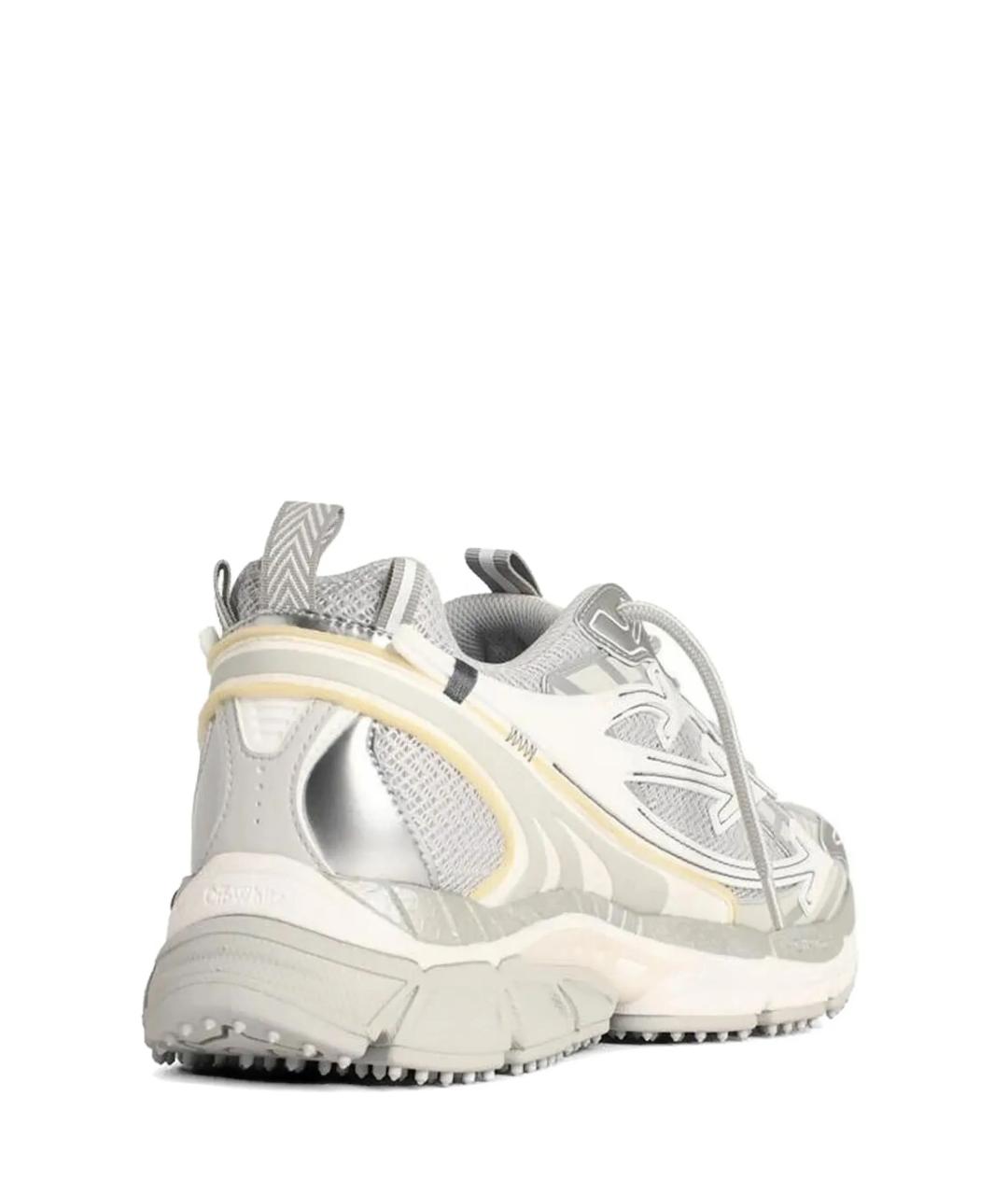 OFF-WHITE Серые низкие кроссовки / кеды, фото 3
