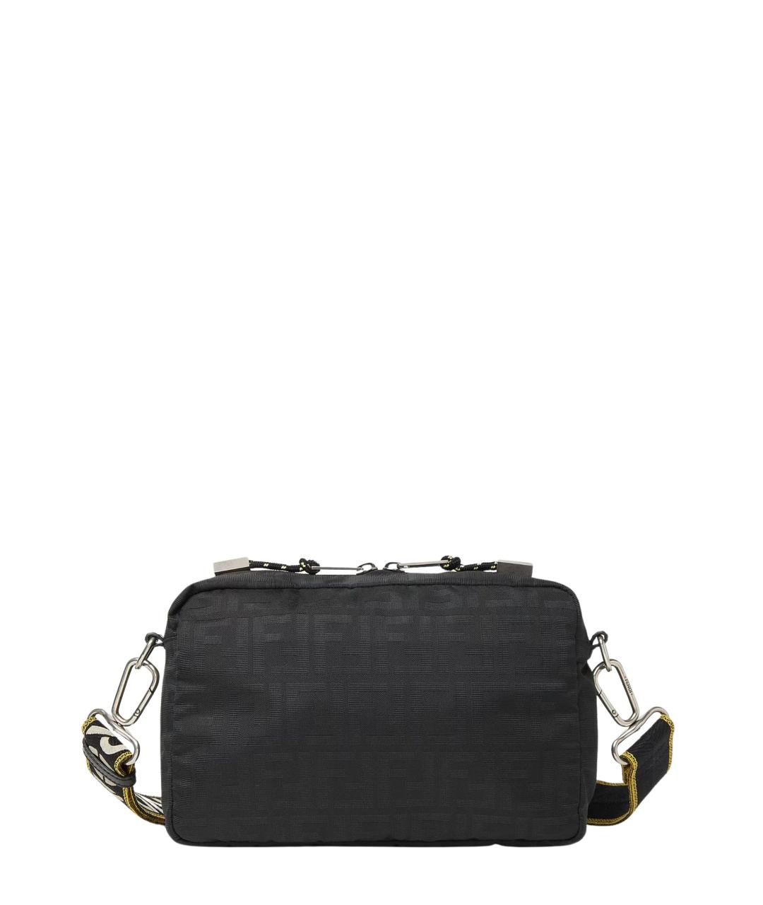 FENDI Черная синтетическая сумка на плечо, фото 3