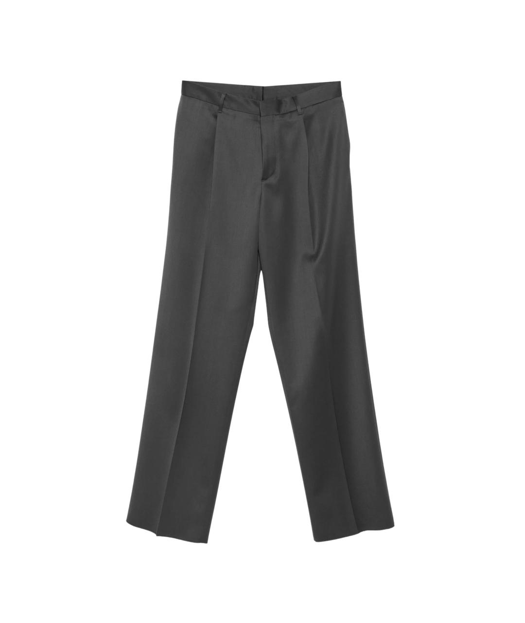 LARDINI Серые вискозные повседневные брюки, фото 1