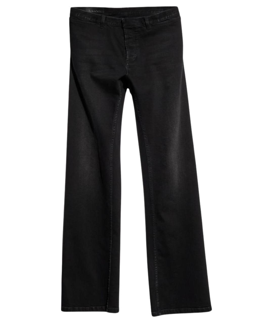 GUCCI Черные хлопковые джинсы, фото 1