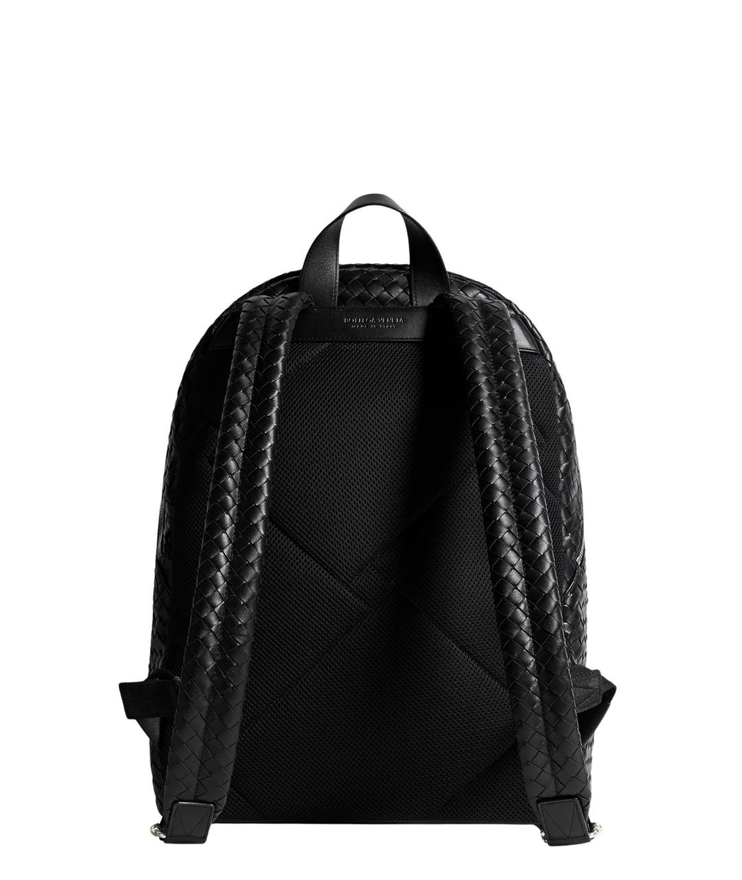 BOTTEGA VENETA Черный кожаный рюкзак, фото 3