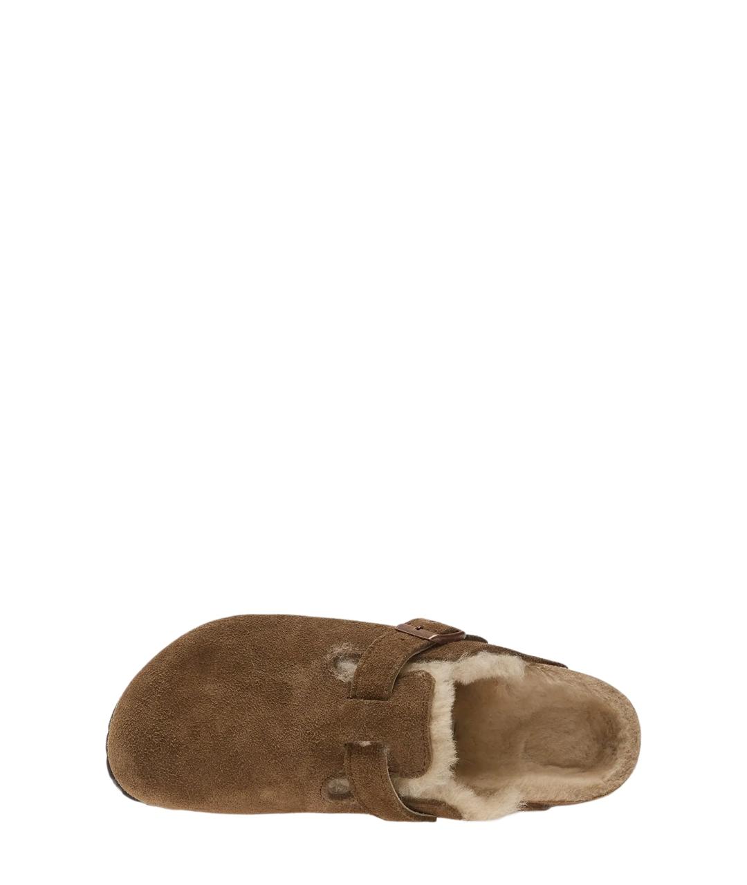 BIRKENSTOCK Коричневые замшевые мюли, фото 4