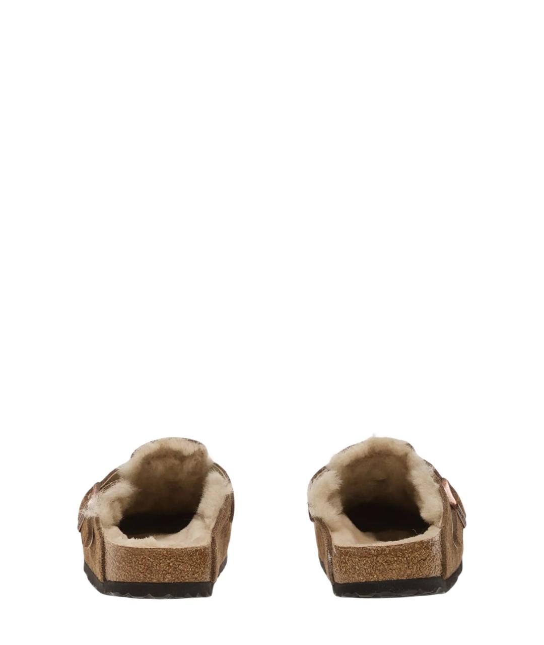 BIRKENSTOCK Коричневые замшевые мюли, фото 3