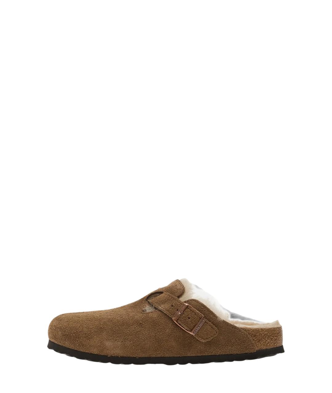 BIRKENSTOCK Коричневые замшевые мюли, фото 6