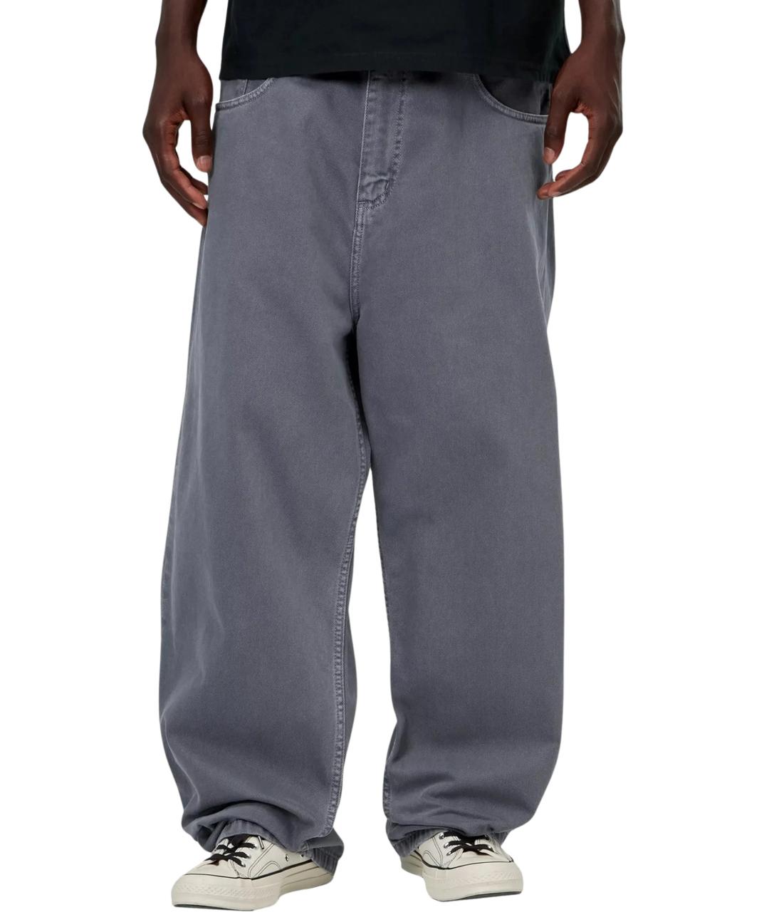 CARHARTT WIP Серые хлопковые повседневные брюки, фото 3