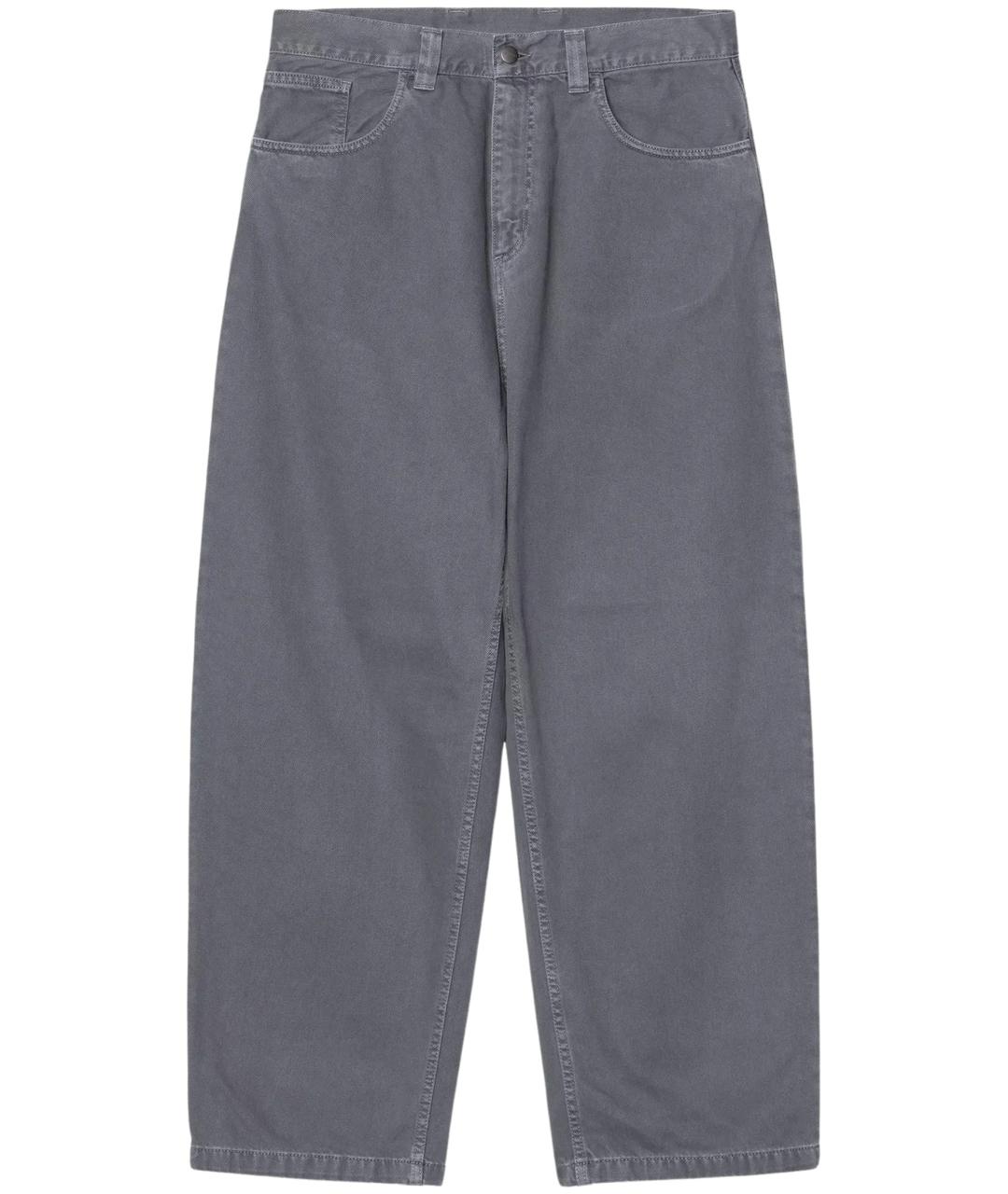 CARHARTT WIP Серые хлопковые повседневные брюки, фото 1