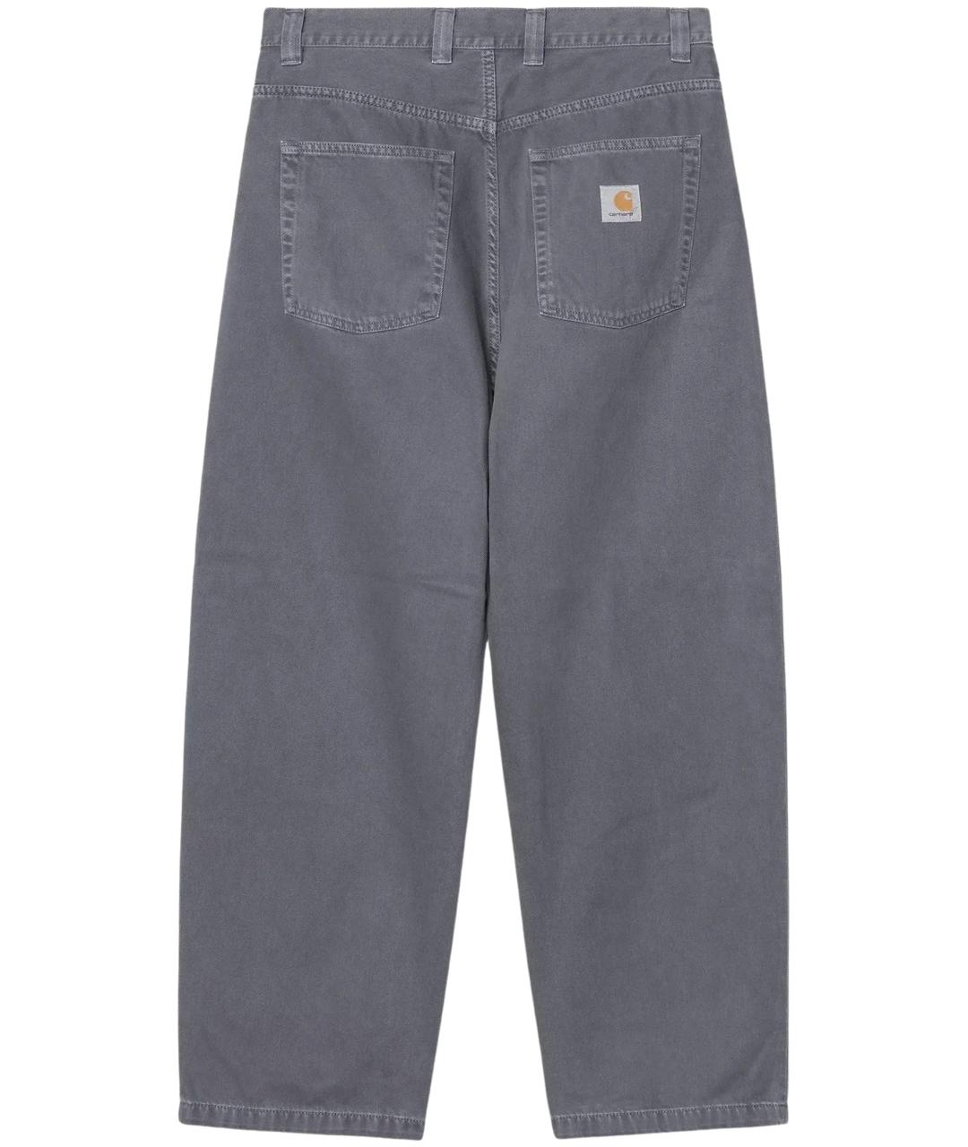 CARHARTT WIP Серые хлопковые повседневные брюки, фото 2