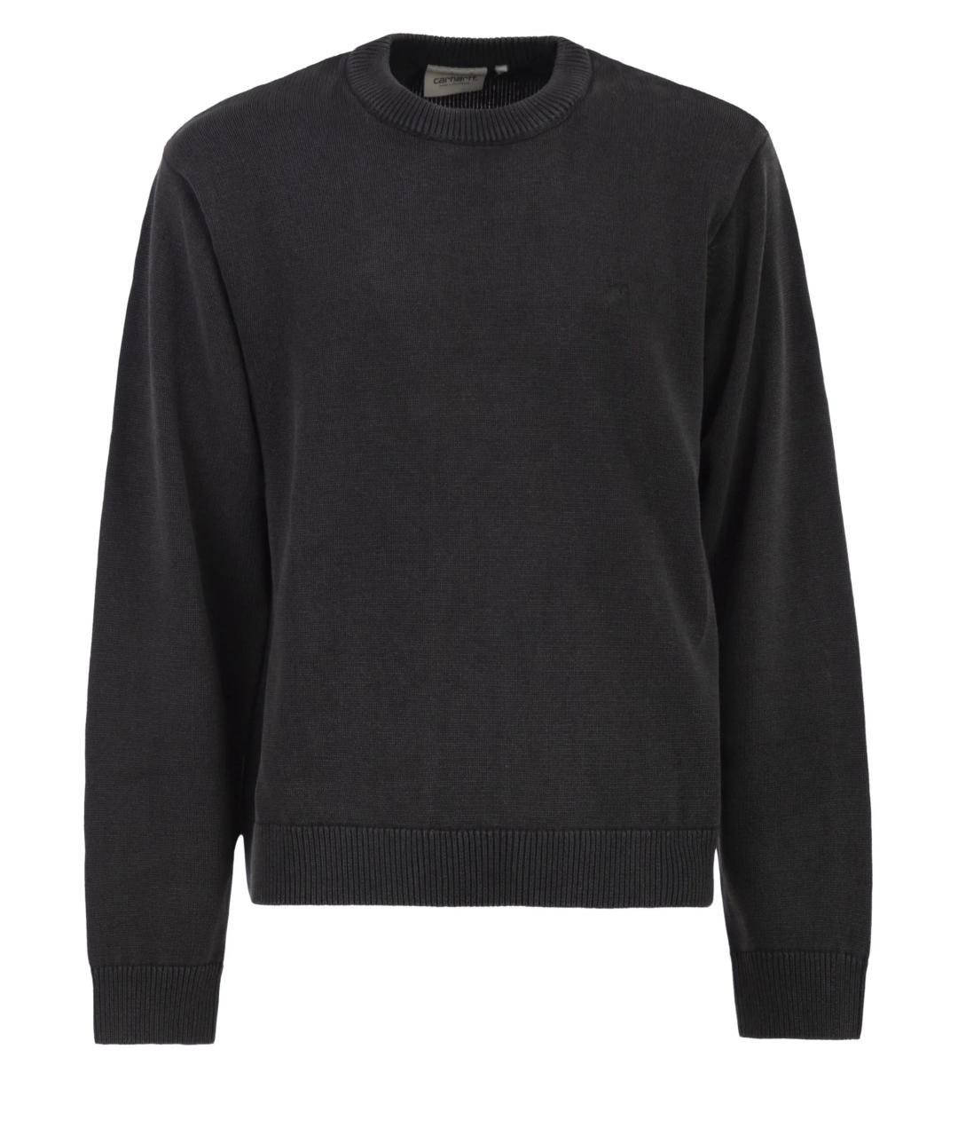 CARHARTT WIP Черный хлопковый джемпер / свитер, фото 1