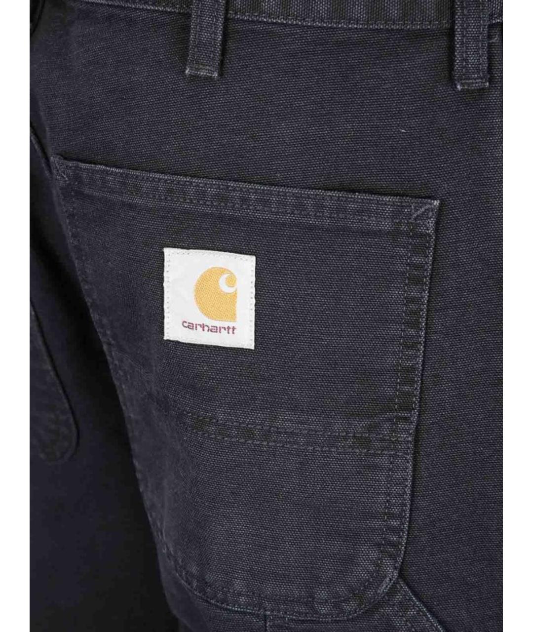 CARHARTT WIP Черные хлопковые прямые джинсы, фото 3